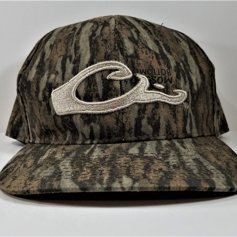 Drake Mossy Oak Bottomland Camo Pattern Hat Cap OSFM